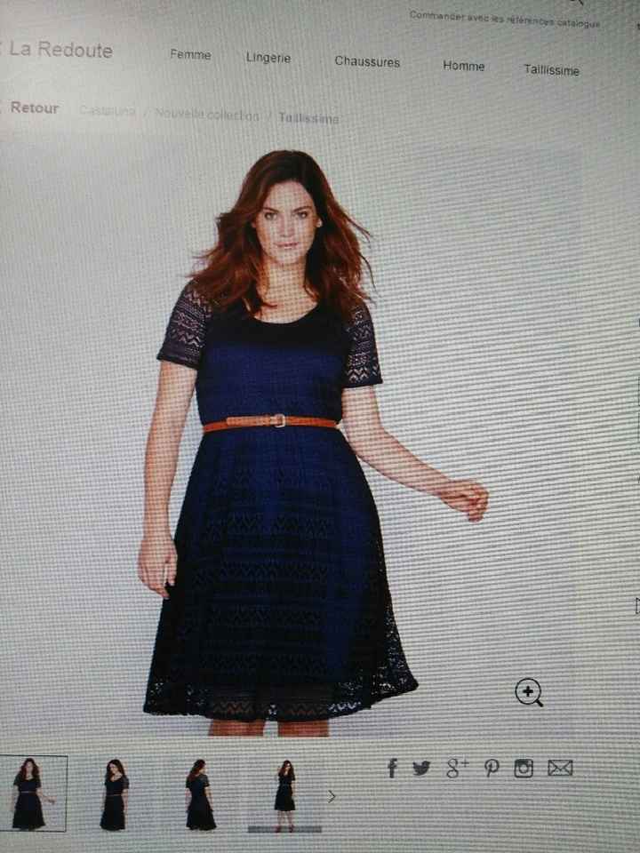 Robe pour femme ronde - 1