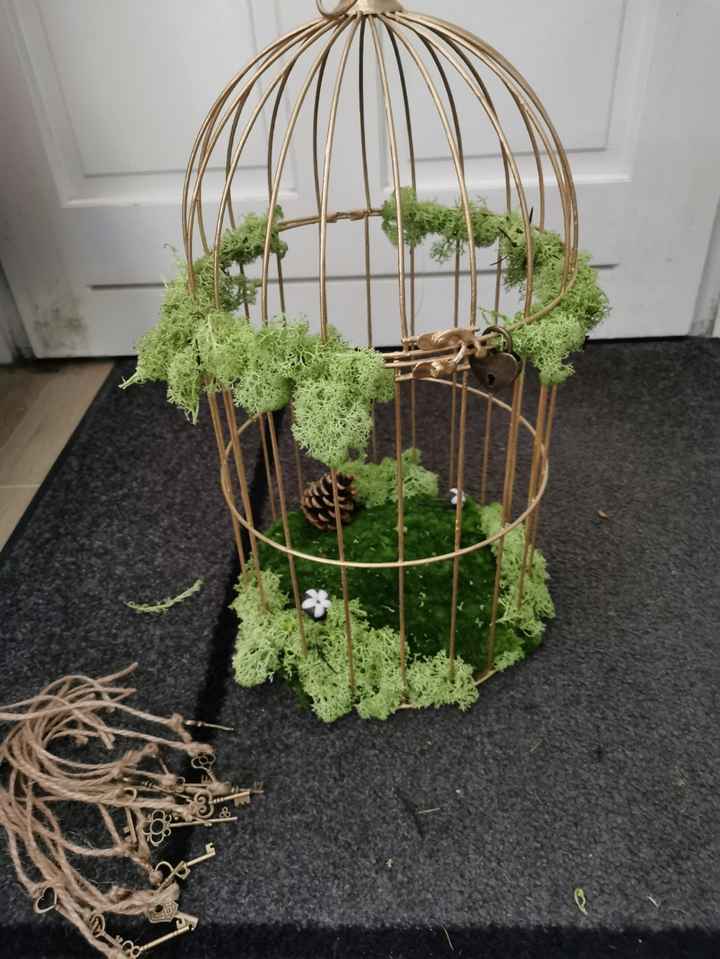 Cage pour le bouquet - 1