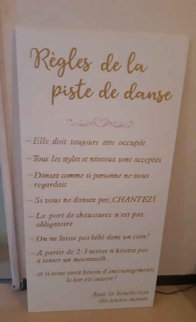 Panneau piste de danse terminé ! - 1