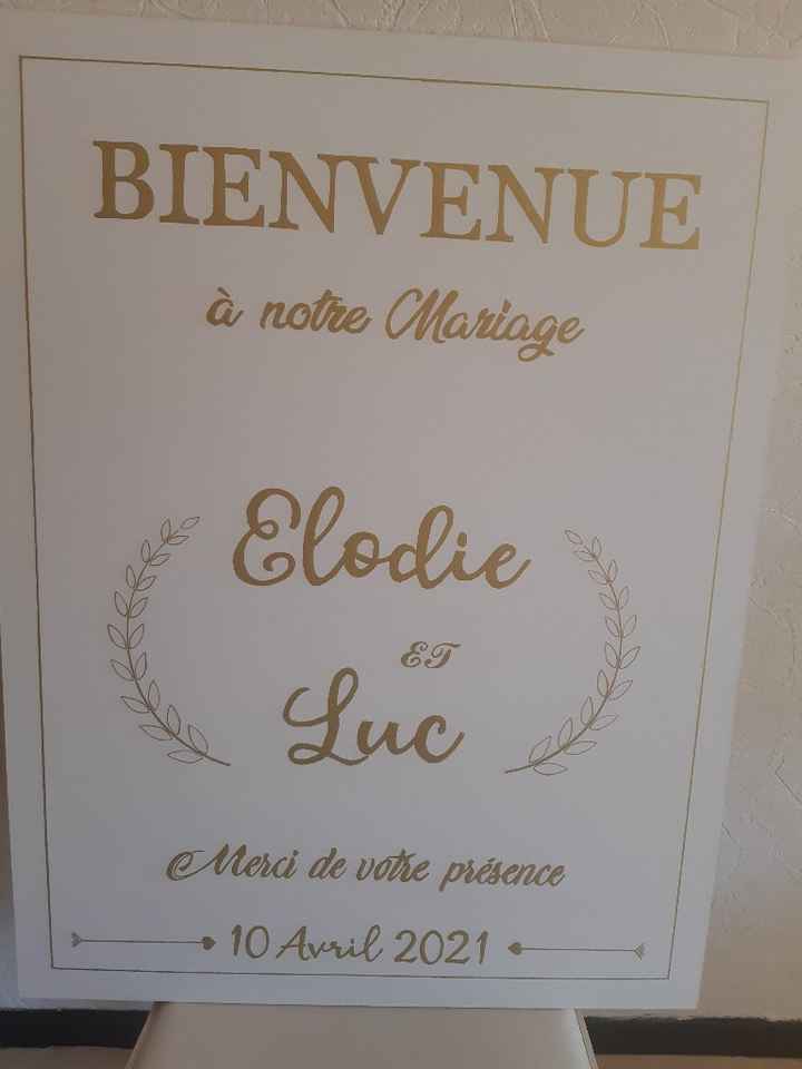 Panneau bienvenue - 1