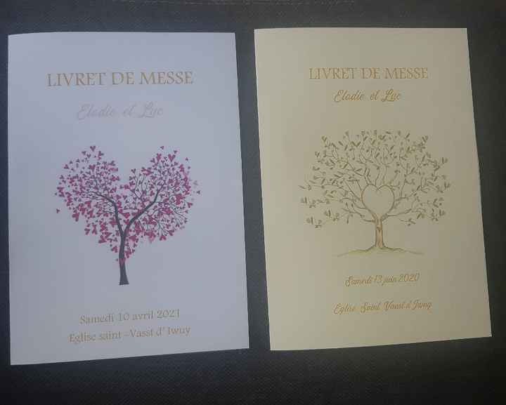 Avis couverture livret de messe - 1