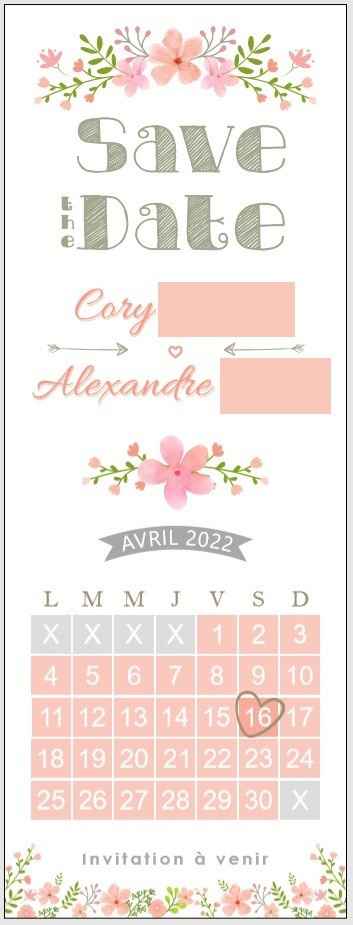 Annonce Mariage aux Proches - 1
