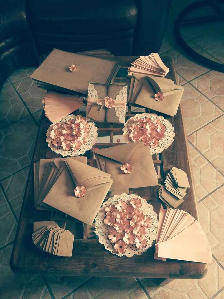 mes faire-part et enveloppes DIY