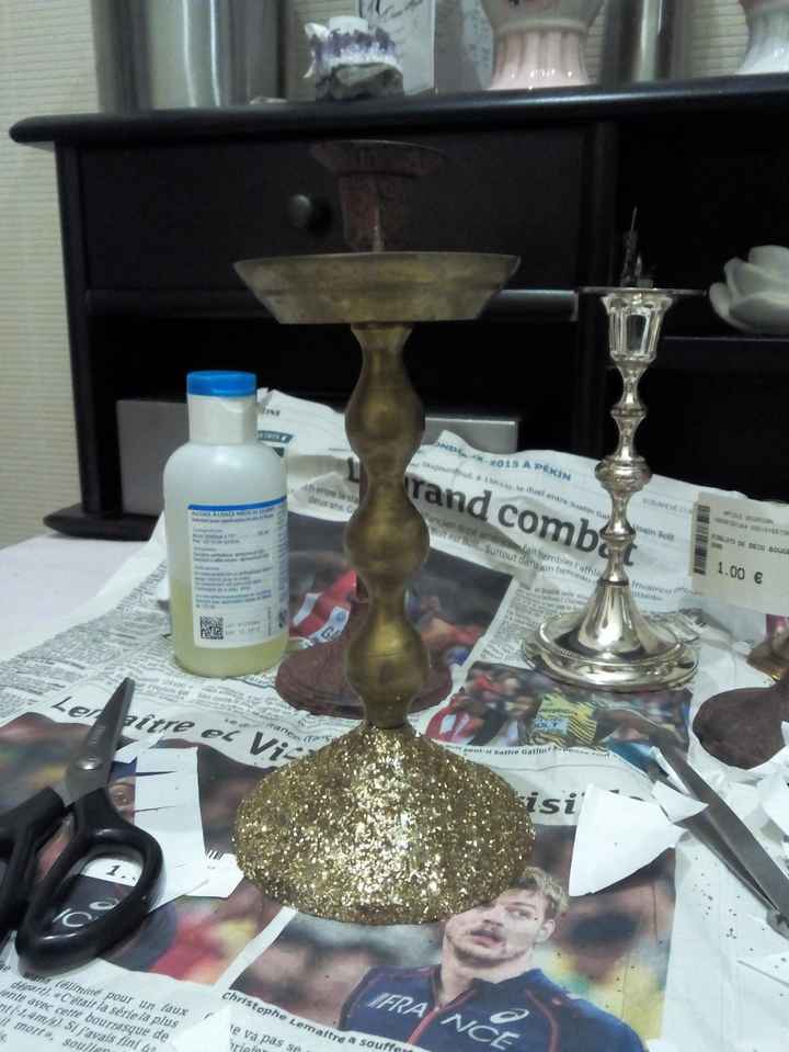 bougeoir DIY