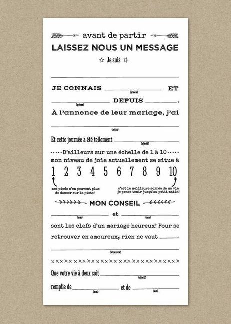 Livre d'or - 1