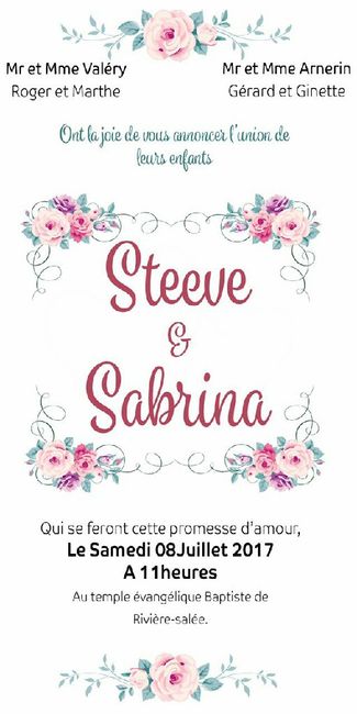 Faire part fin. - 3