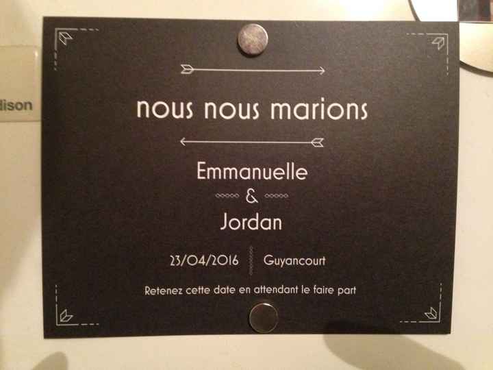 Save the date! Ça c'est fait :) - 1