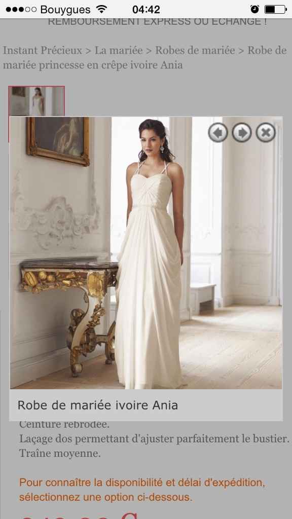 Enfin une robe de mariée pour laquelle je flash!!!!!! - 1
