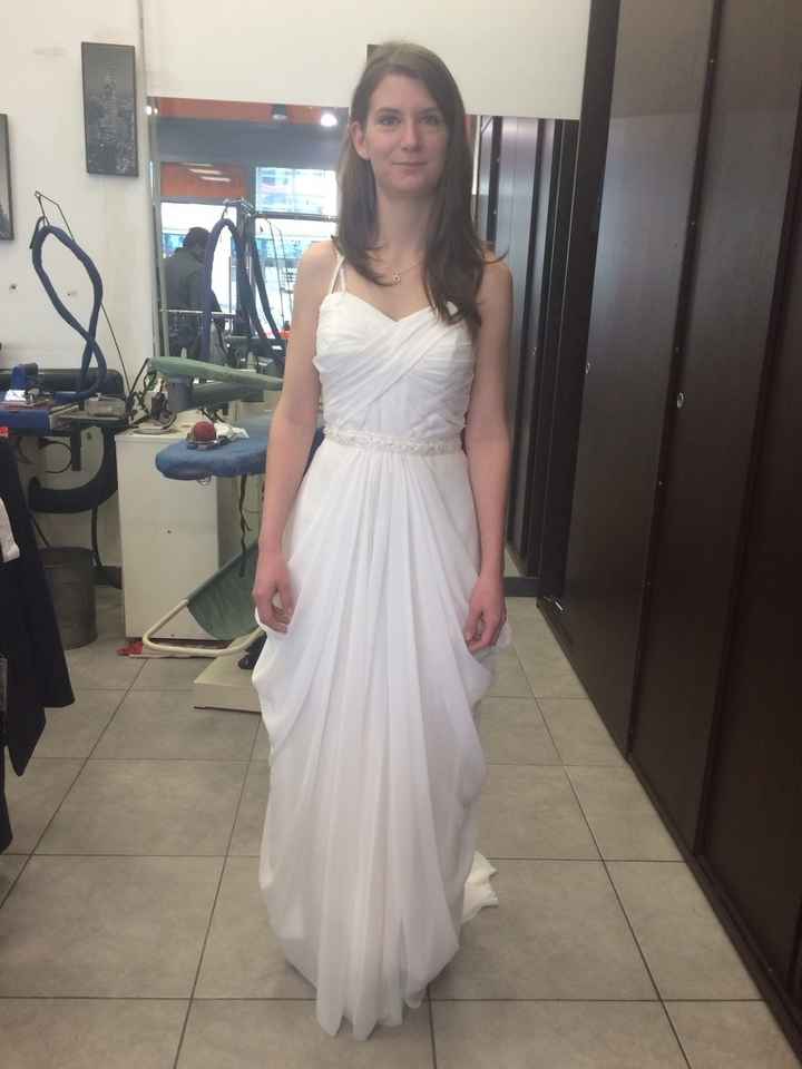Photo de votre robe de mariée achetée sur internet - 1