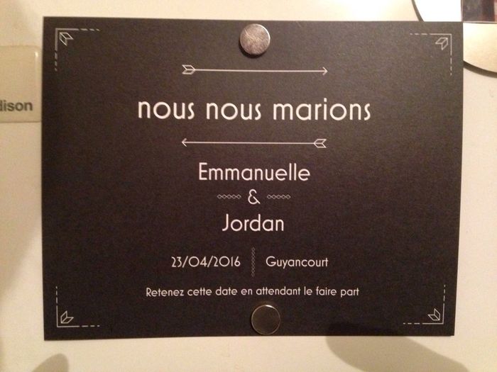 A quoi ressemblent vos "save the date" ? - 1