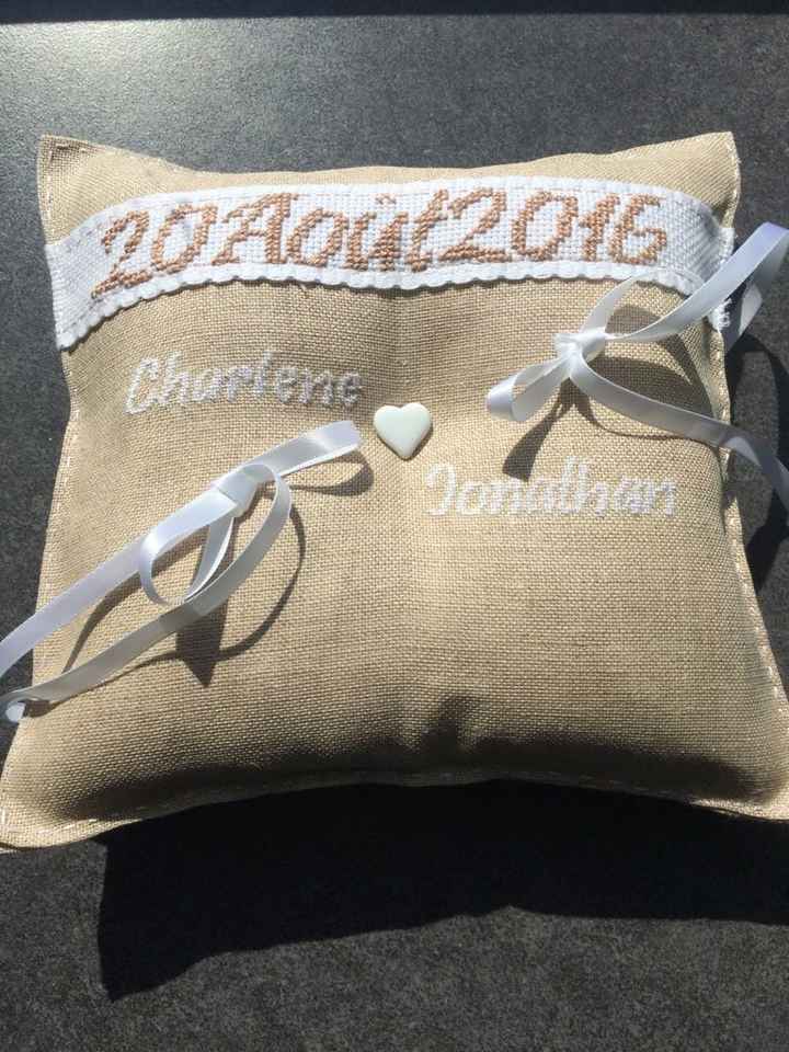 Diy coussin d'alliances - 1