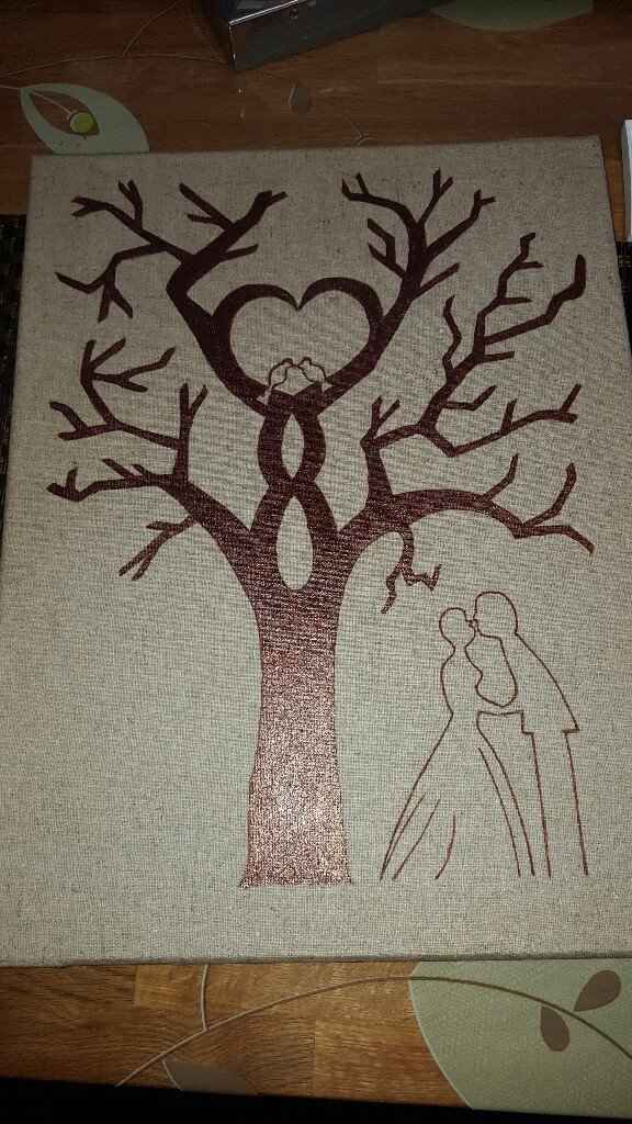 Besoin de conseils arbre à empreintes en toile - 1