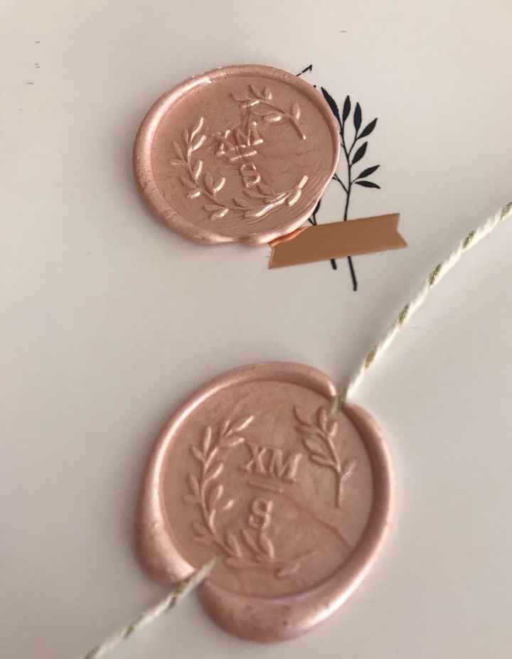 Sceau de cire personnalisé - 1