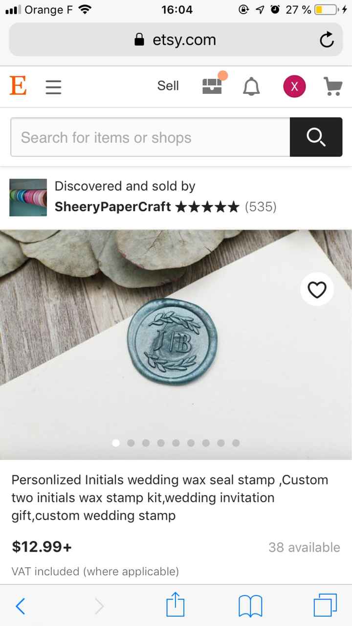 Sceau de cire personnalisé - 3