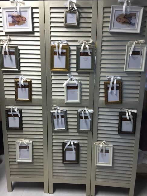 Plan de table paravent - 1