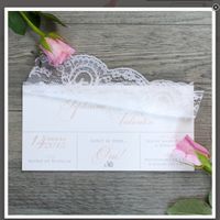 Faire part dentelle - 1