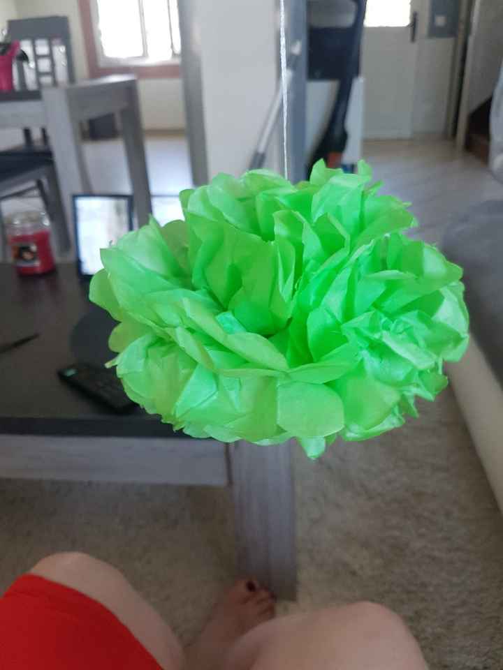 Pompoms papiers skylantern - 6