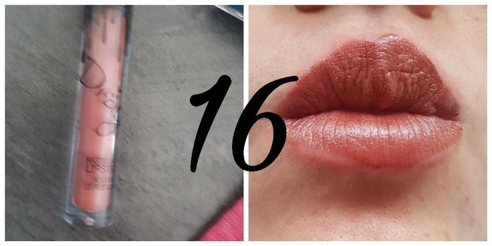 Test des 16 teintes de rouges a lèvres. - 16