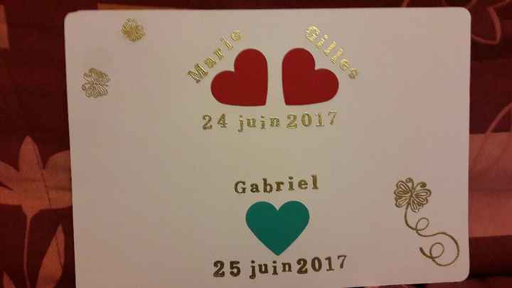 Diy première page du livre d'or - 1