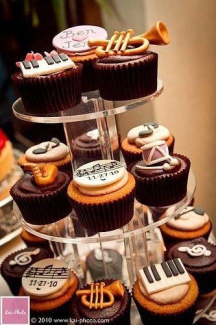 Projets de petits fours sucrés thème Musique