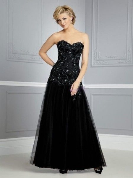 projet de robe de soirée noire 2