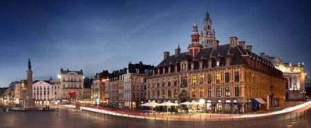 Lille centre le soir 