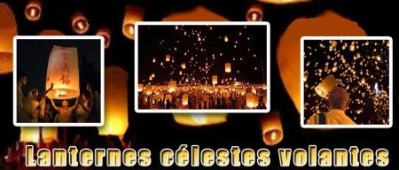  50 Lanternes volantes multicolor céleste sur la Grand place de Lille