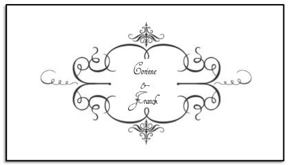 une super sympas étiquette bien baroque à souhait 