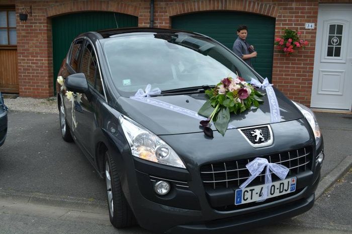 la voiture décorée