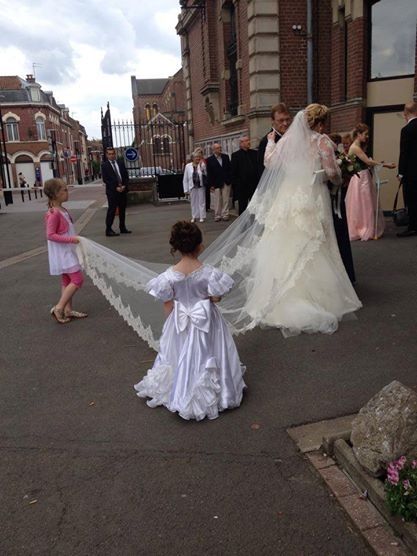 mes petites filles d'honneur encore des stars à mon mariage