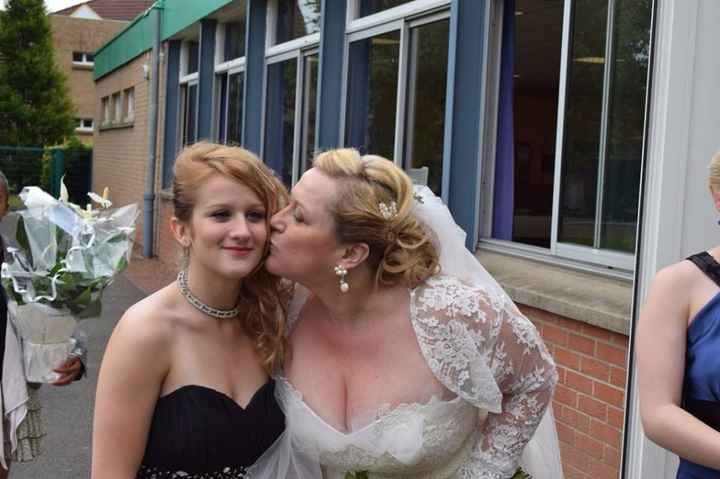 moi et ma cadette demoiselle d'honneur