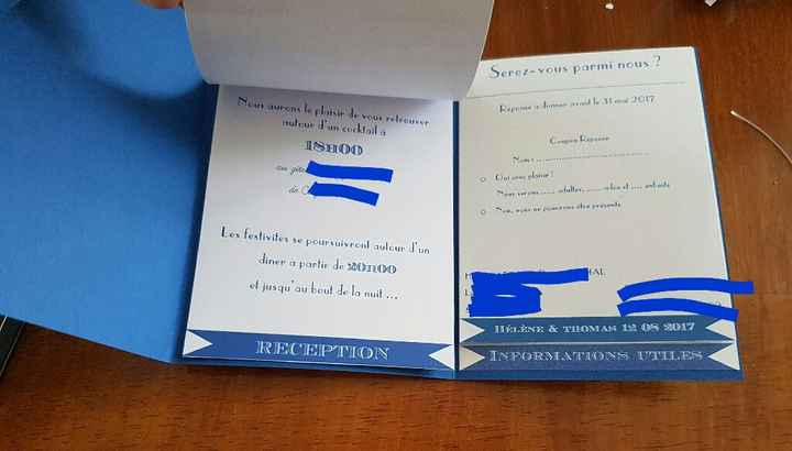 Faire part terminés ! - 1