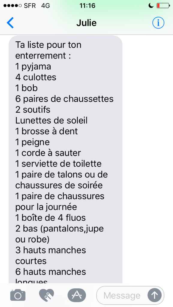 Non mais j'étais pas prête à l'annonce de mon evjf - 1