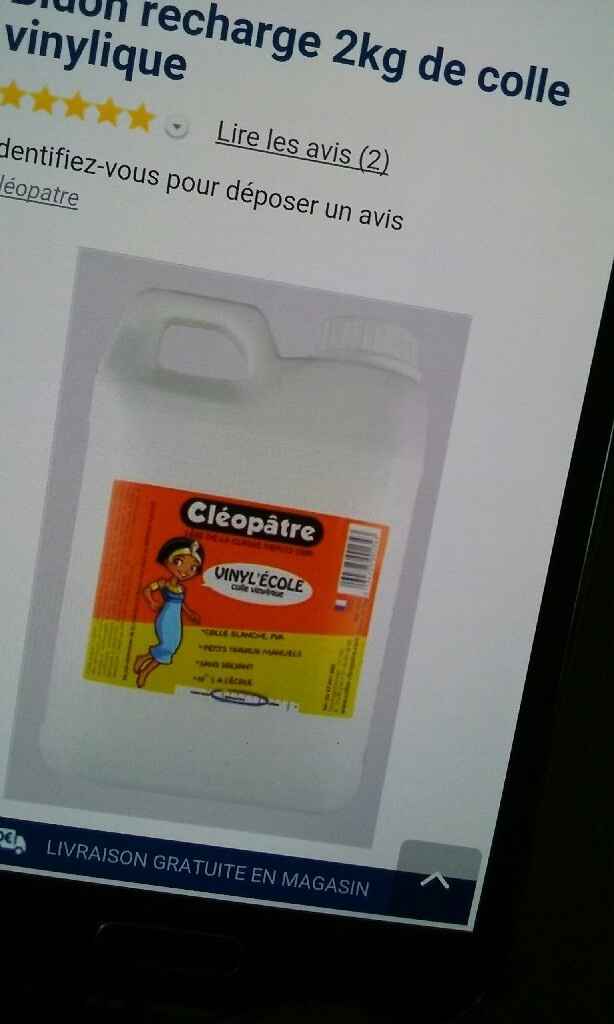 Colle pot de verre - 1