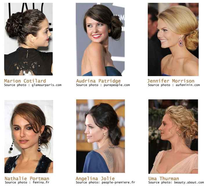 idée chignon