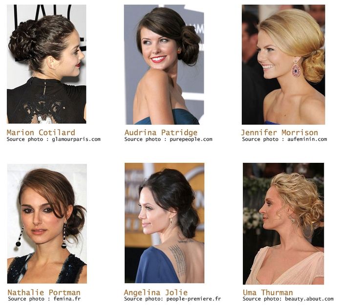 idée chignon