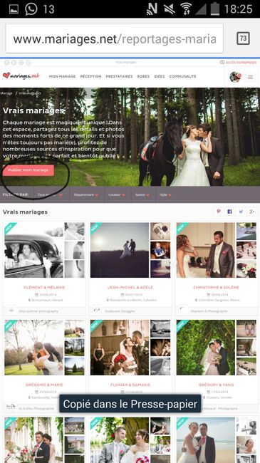 Reportages mariage - 1