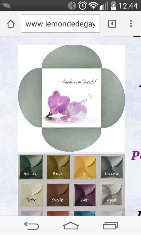 Choix du faire part - 3