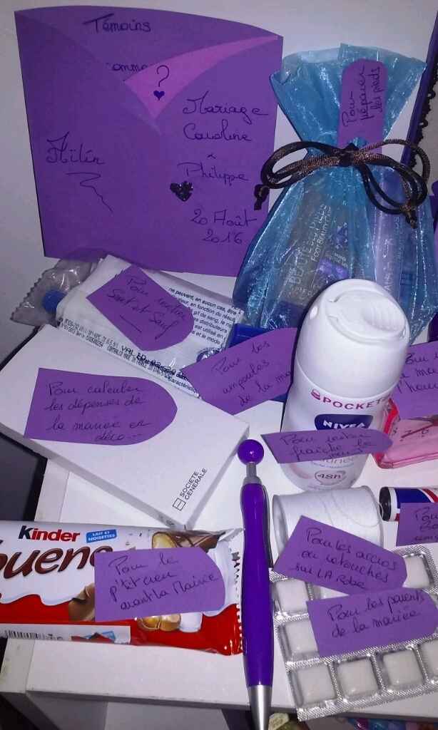 Cadeau à ma temoin - 2