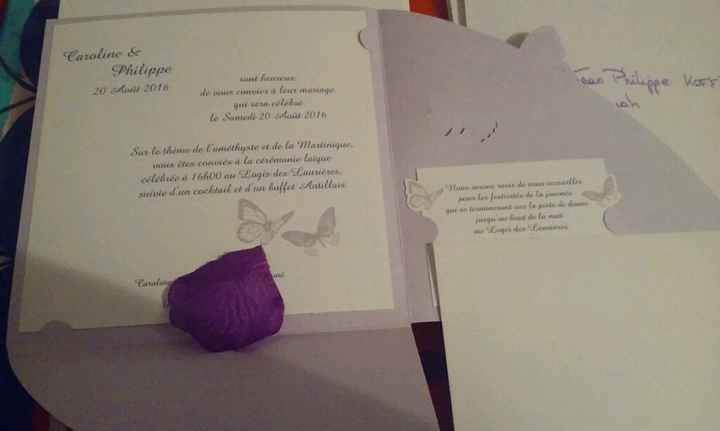 Faire parts superbes - 3