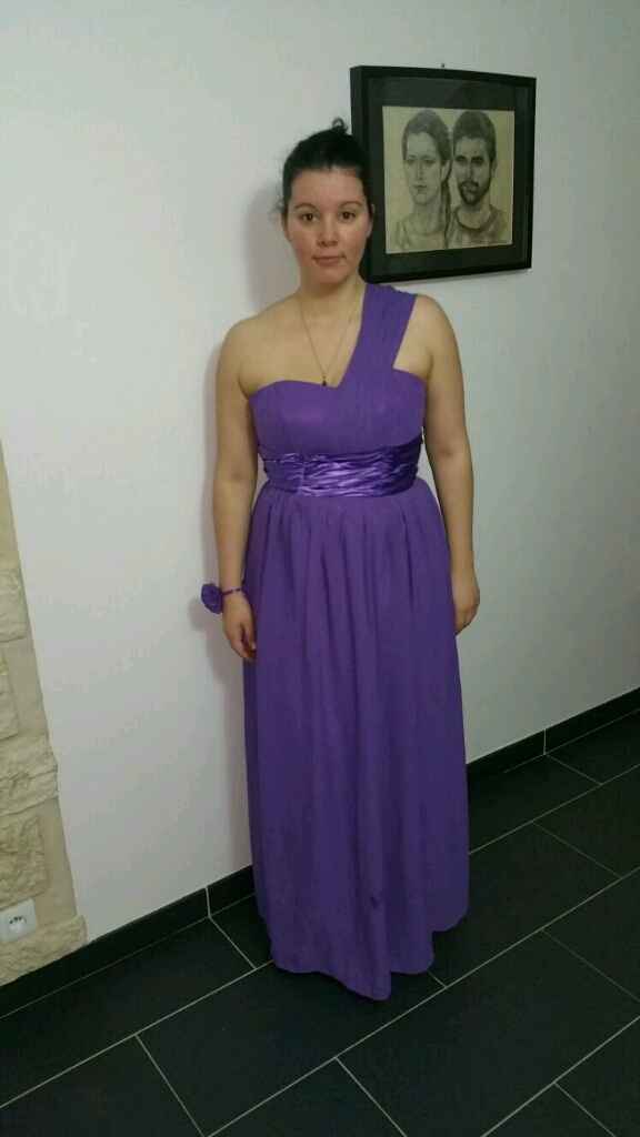 Commande des robes des demoiselles d'honneur. - 2