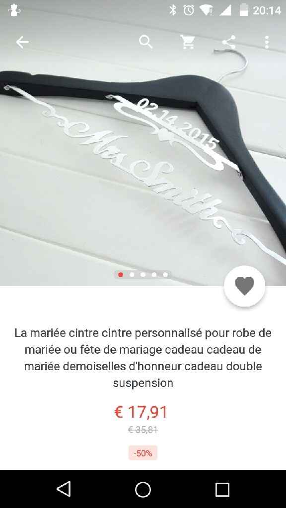 Cintre personnalisé - 1