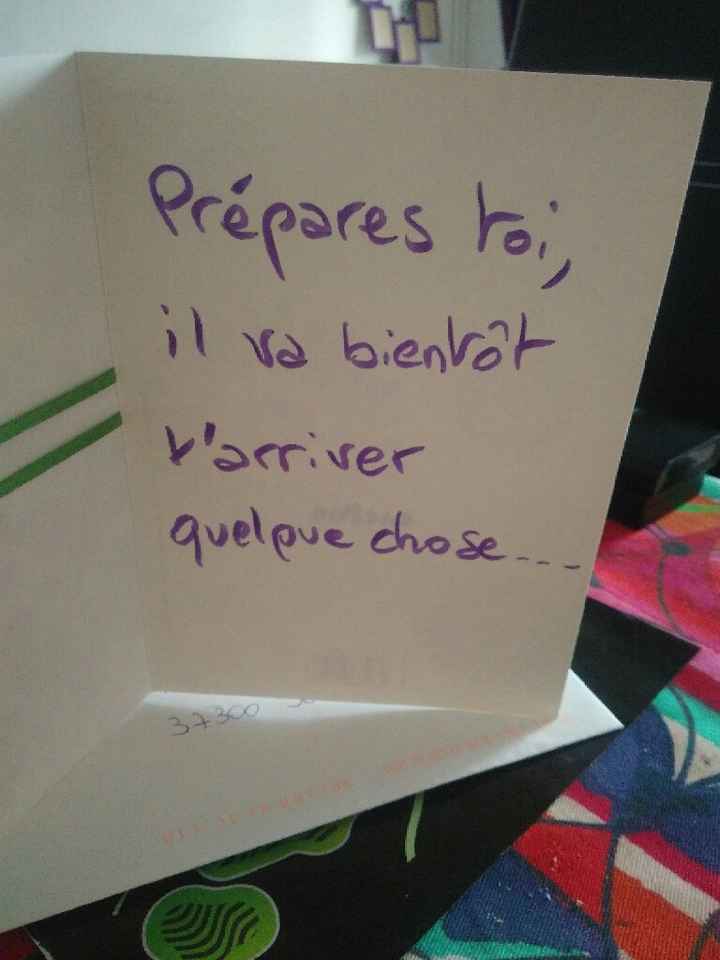 Lettre reçu ce jour - 2