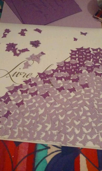 Tuto livre d'or papillons diy - 4