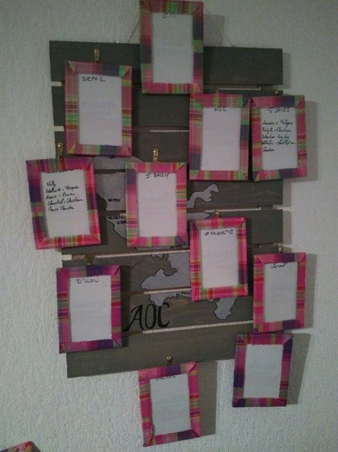 Diy du soir. plan de tables - 1