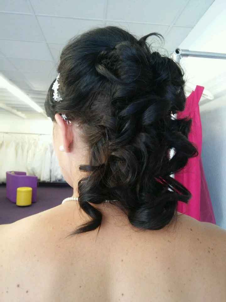 Mon 1 er essai coiffure ... et retouche robe  !! - 3