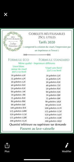 Gobelet personnalisé - 1