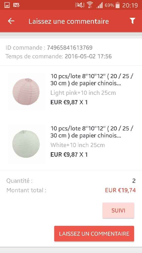 Lanterne chinoise pastel - 2