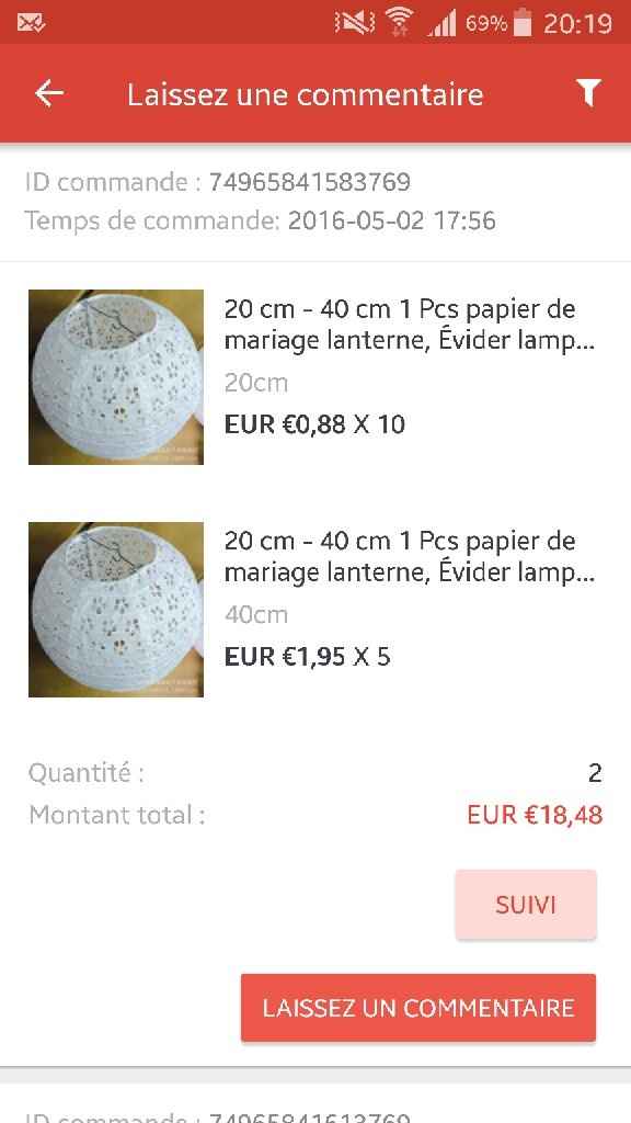 Lanterne chinoise pastel - 3