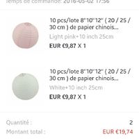 Lanterne chinoise pastel - 2